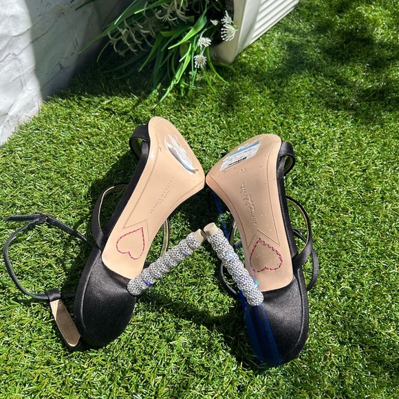 SOPHIA WEBSTER
Women's Rosalind
Crystal Triple Strap Heeled Sandals -
Black 7.5 - Picture 14 of 16